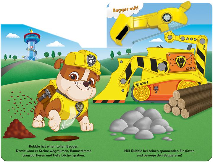 Produktbild Panini PAW Patrol: Bagger mit Rubble! (Deutsch, Panini, 2023)