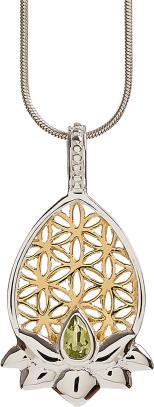Actual product image PranaHaus Anhänger „Lotus mit Blume des Lebens“