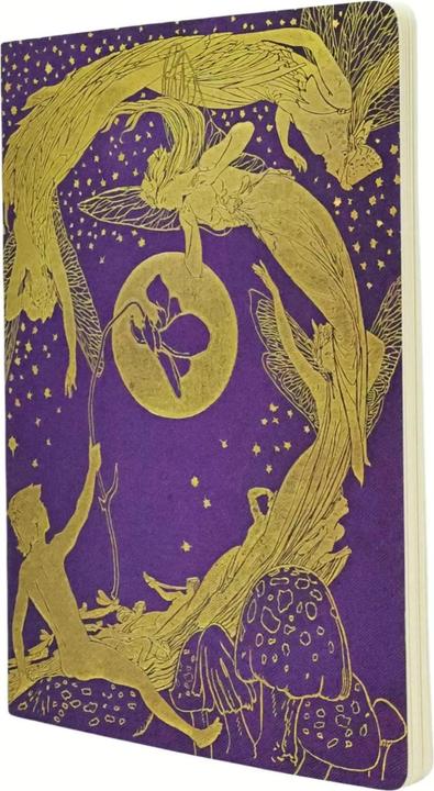 Actual product image Paperblanks Notebook Lang's Fairy Books A4, lined, gold / purple (A4, Lined, Soft cover)