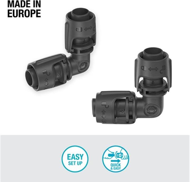 Produktbild Gardena Micro-Drip-System L-Stück (Tropfbewässerung Verbinder + Abzweiger)