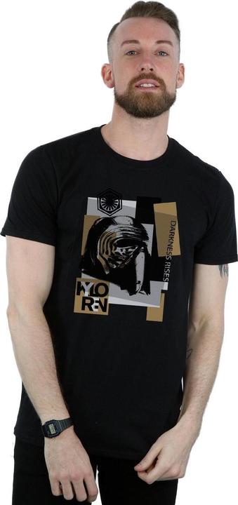 Actual product image Star Wars Mens The Last Jedi Kylo Ren Patchwork T-Shirt (XL)