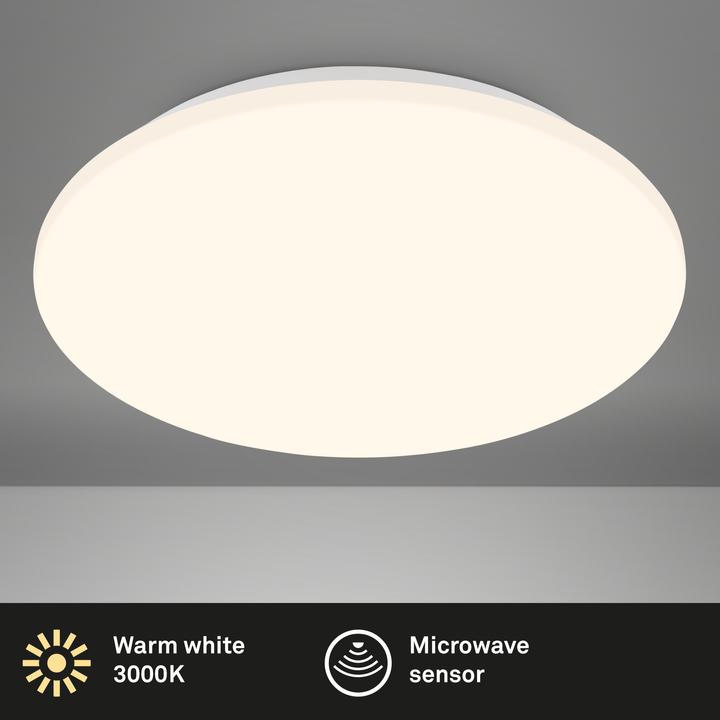 Actual product image Briloner LED Deckenleuchte,Sensor,weiss, LED/24W (2600 lm)