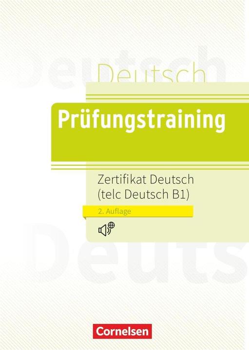 Image du produit Prüfungstraining DaF, B1, Zertifikat Deutsch/telc Deutsch B1, Übungsbuch mit CD (Allemand, Dieter Maenner, 2008)