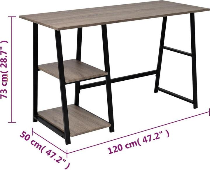 Image du produit VidaXL Bureau (120 x 50 x 73 cm)