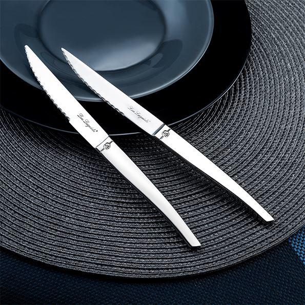 Produktbild Amefa JET - 6-pc steak knives in grey block - mirror (6 Stück, Messer)