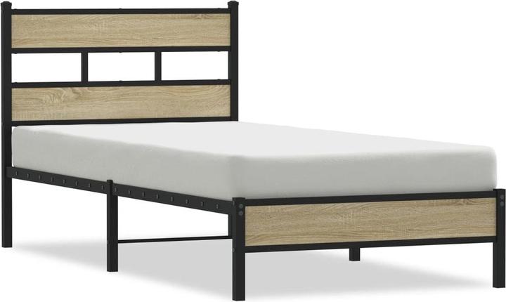Image du produit VidaXL Cadre de lit Lit simple sans matelas 90x190 cm bois composite (90 x 190 cm)