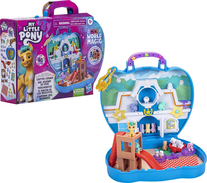 Image du produit My Little Pony Mini World Magic Mini-monde de jeu Forêt de Bridlewood, set de jeu à assembler avec Izzy