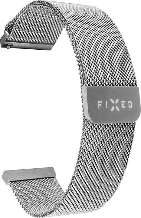 Fixed Mesh metal rem til Smartwatch Universal 20mm Sølv