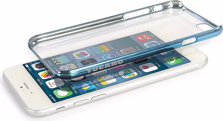 Actual product image Tucano Snap Case Electro for iPhone 6 Plus (5.5) Blue metallic (Apple iPhone 6 Plus)