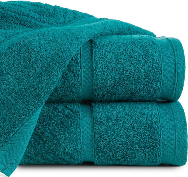 Actual product image Eurofirany REINA LINE cotton towel with zigzag pattern and smooth edge, 500 g/m2, 50 x 90 cm (50 x 90 cm)