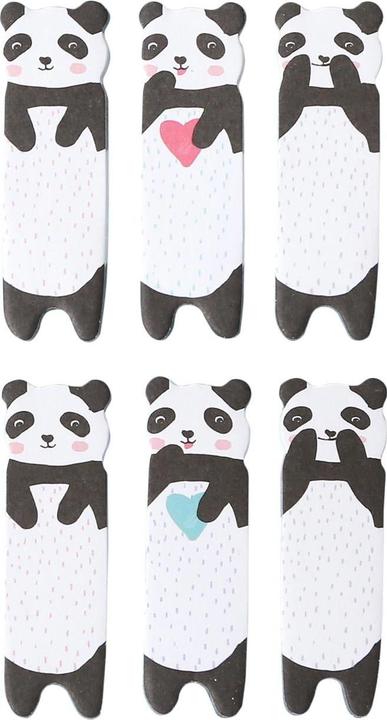 Actual product image I Am Creative Page Marker Panda 20 pieces (2 x 5 cm)