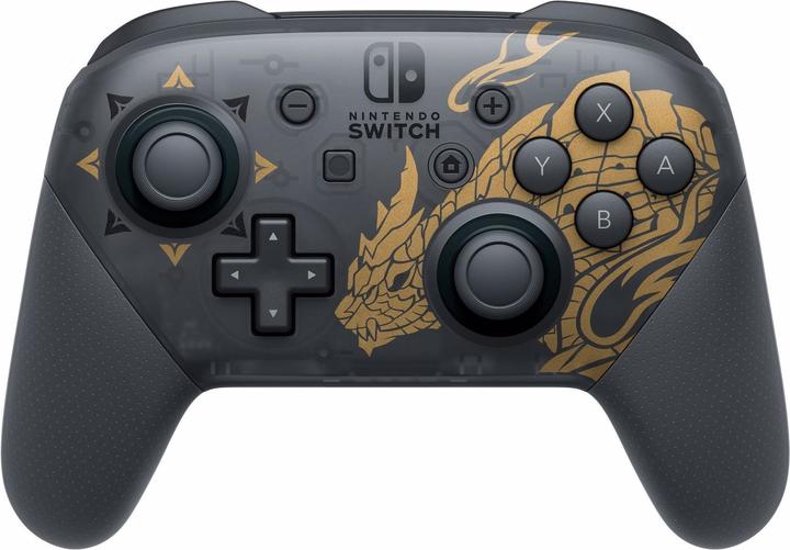 Actual product image Nintendo Switch Pro Controller - Monster Hunter Rise Edition (Switch)