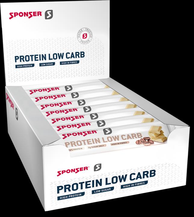 Produktbild Sponser Low Carb Bar (Weisse Schokolade, Mocha, 25 Stk., 1250 g)