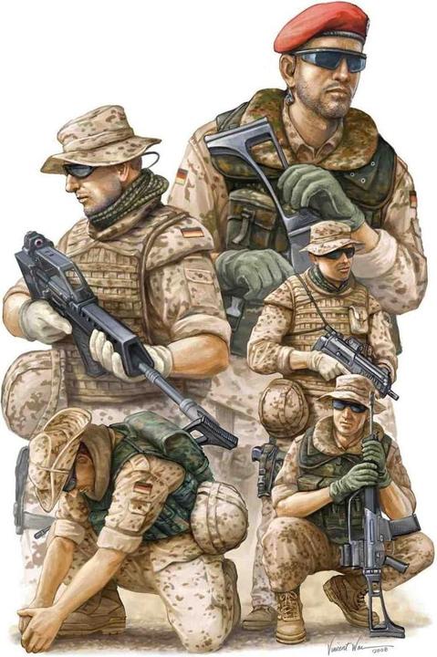 Immagine prodotto Trumpeter Soldati tedeschi moderni dell'ISAF in Afghanistan