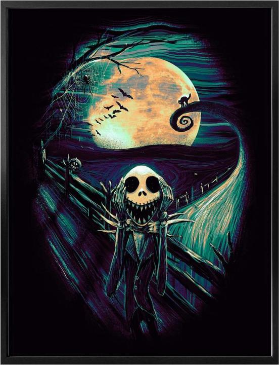 Image du produit Trenddeko The Scream Before Christmas (Le cri avant Noël) (120 x 150 cm)
