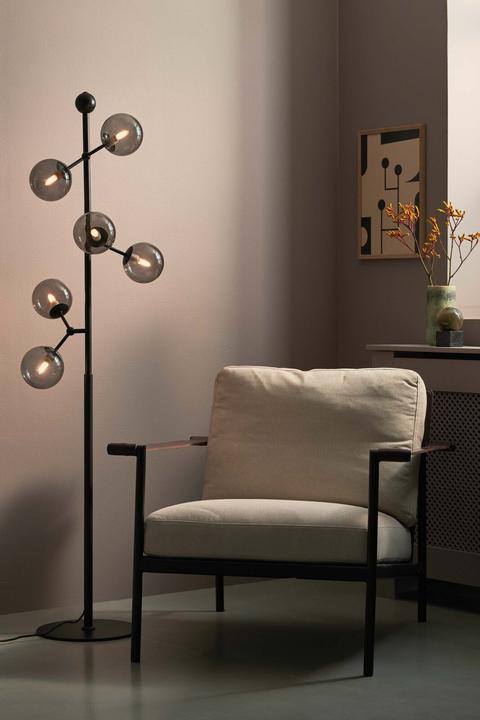 Produktbild Halo Design Flexible Stehlampe Atom Smoke Ø 37/ H 155 cm (G9)