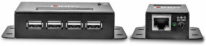 Actual product image Lindy USB 2.0 Cat.5 Extender 50m Power over RJ45 4 Port (USB-A, 4 Ports)