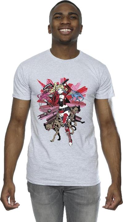 Actual product image Mens Harley Quinn Hyenas T-Shirt (XL)
