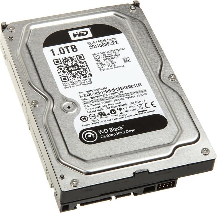 Actual product image WD Black (1 TB, 3.5", CMR)