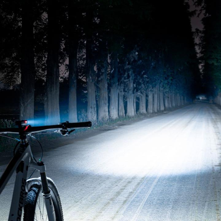 Actual product image Rockbros RHL600 front bicycle light 600lm 2600mAh IPX6 - black (600 lm, 600 lm)