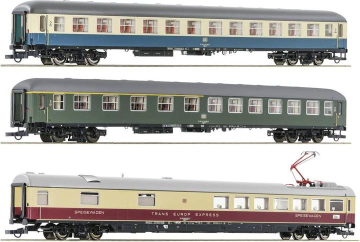 Actual product image Roco H0 Ro Set of 3 2: D 377 "hispania-Express (Track H0)