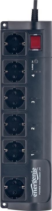 Produktbild Gembird EnerGenie EG-PMS2-LAN (6 x, 1.80 m)
