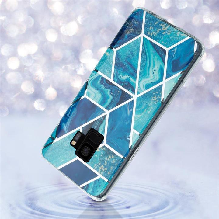 Actual product image Cadorabo IMD TPU Colorful Marble Cover (Samsung Galaxy S9+)