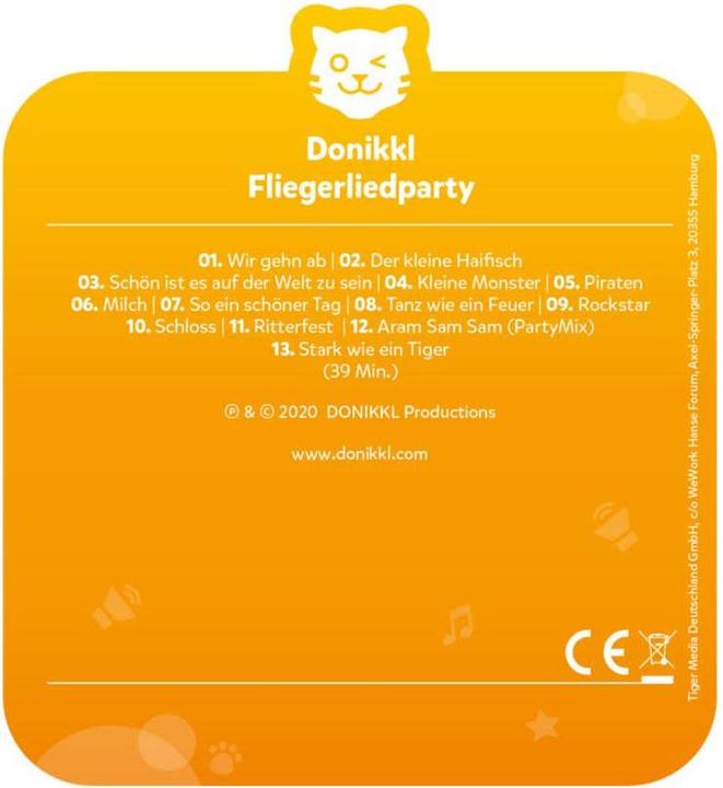 Produktbild Tigermedia Donikkl Fliegerparty (Deutsch)