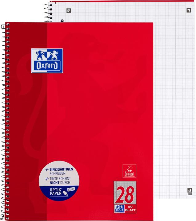 Produktbild Oxford SCHOOL - Collegeblock (A4, Kariert)