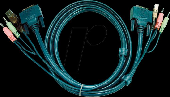 Actual product image Aten 2L-7D03U KVM cable DVI-D