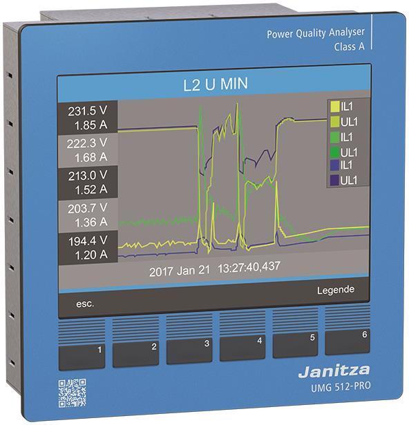 Image du produit Janitza Analyseur de qualité de la tension JANI