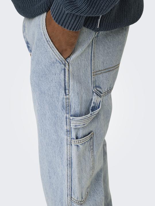 Actual product image Only & Sons Onsedge Straight Car Lb 1087tai Dnm Noos (W34/L32)