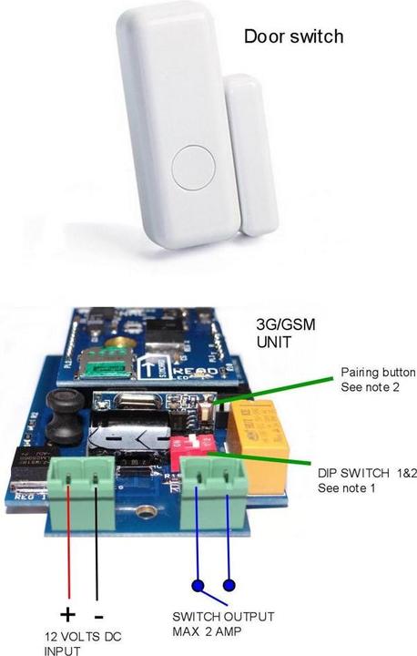 Produktbild GSM Activate GSM Aktivieren 4G Türkontakt Alarm