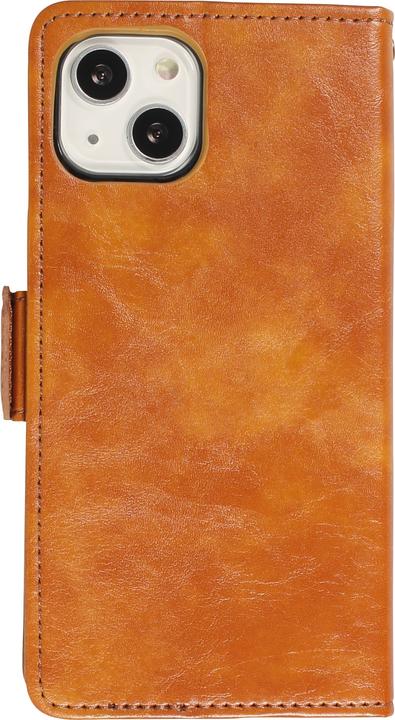Produktbild PhoneLook Leder Tasche Flip Wallet mit Akzentstreifen & Kartenhalter (Apple iPhone 13)