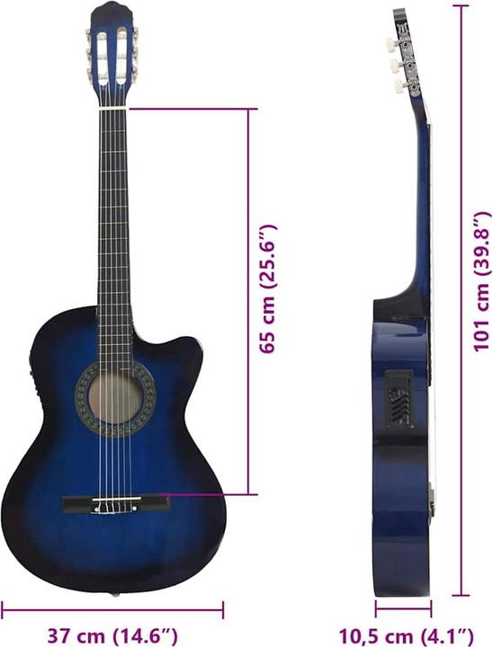 Actual product image VidaXL Montague (Western guitar, Duroplastic plastics, Lime wood)
