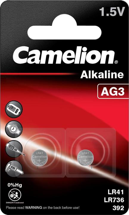 Actual product image Camelion Alkaline (2 pcs., LR41, 41 mAh)