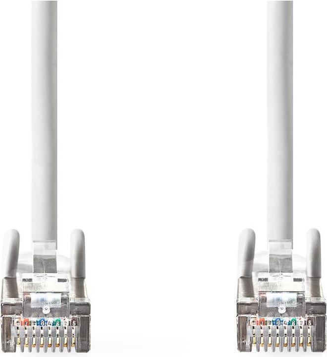 Produktbild Nedis Cat 6a RJ45 to RJ45 Cable - White (SF/UTP, CAT6a, 7.50 m)