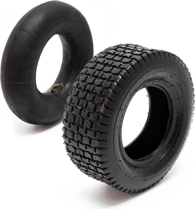 Immagine prodotto Wiltec Pneu pour tracteur à pelouse 15x6.00-6 4pr avec chambre à air et valve coudée tondeuse à gazon
