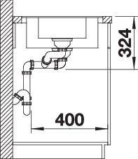 Produktbild Blanco Metra 6 S-F (49 cm, 99 cm)