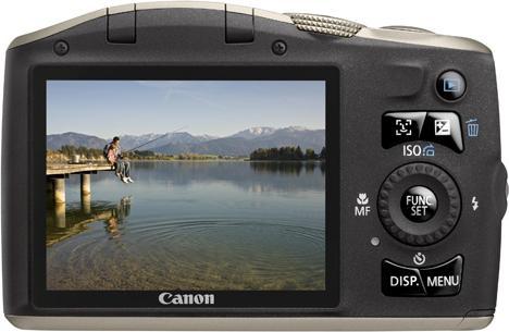 Actual product image Canon Powershot SX130, 12 MP, 12x zoom, HD movies, silver (12.10 Mpx, 1/2,3'')
