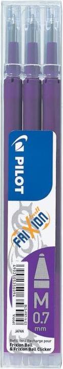 Produktbild Pilot FriXion Refill Set à 3 (Ersatzmine, Violett, 0.35 mm)