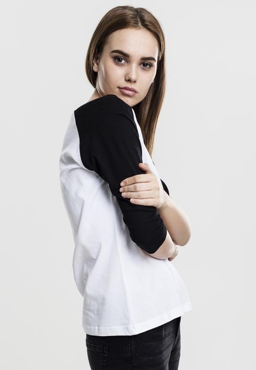 Actual product image Urban Classics Ladies 3/4 Contrast Raglan Tee (L)