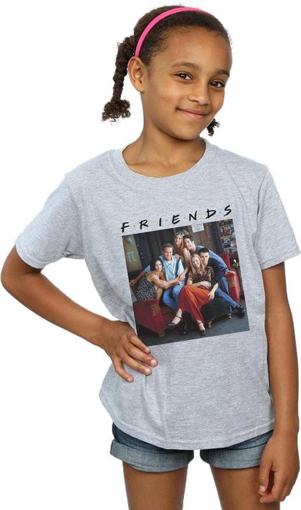 Immagine prodotto Friends Group Photo Couch Maglietta Ragazze (140, 146)