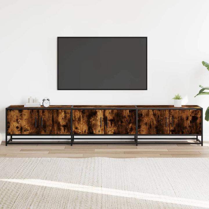 Immagine prodotto VidaXL Mobile TV Mobile TV basso Tavolo TV Mobili TV in rovere fumé (210 x 35 x 41 cm)
