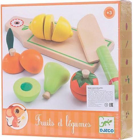 Immagine prodotto Djeco Accessori da cucina in legno Ot e verdure da tagliare