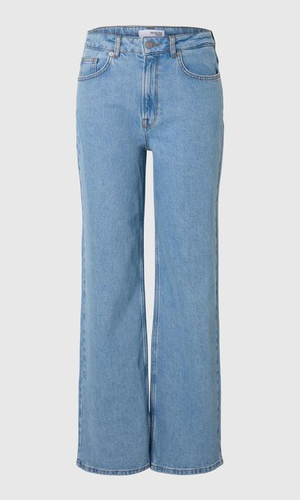 Actual product image Selected Femme Hellblaue Wide Fit Jeans (W31/L30)