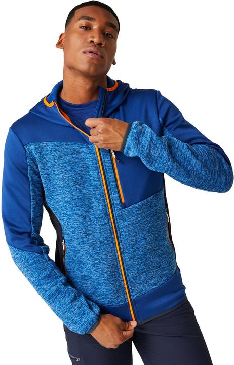 Actual product image Regatta Mens Cadford VI Marl Hooded Fleece Jacket (XXL)