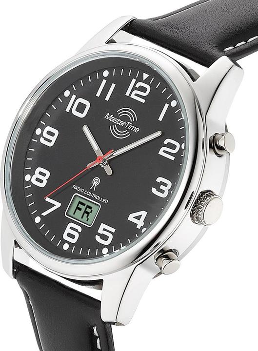 Produktbild Master Time MTGA-10816-21L Funkuhr Herrenuhr 41mm 3ATM (Digitaluhr, Analoguhr, Funkuhr, 41 mm)