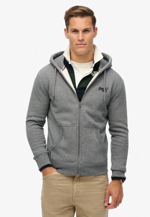 Actual product image Superdry Sweat jacket Casual Figure-hugging ESSENTIAL LOGO ZIP HOODIE (S)