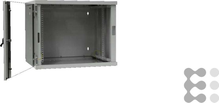 Image du produit Rittal Coffret mural réseau 9U 477x600x500 LANCase II/9 (9 HE, Rack 19 pouces)
